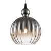 Стеклянный подвесной светильник Chimera 2327-1P серый Favourite