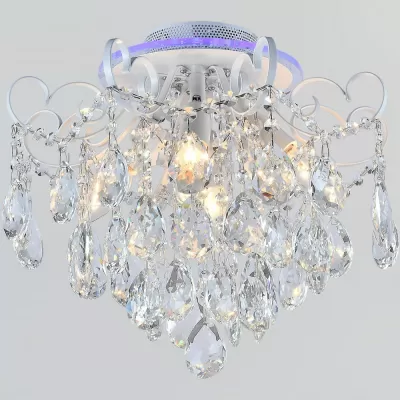 Потолочная люстра  04024-0.3-04 WH+SILVER PN+RGB