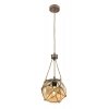 Стеклянный подвесной светильник Tiko 15859H форма шар прозрачный Globo
