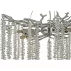 Хрустальная подвесная люстра Tavenna Nickel Tavenna H 1.5.46.100 N прозрачная Dio D'Arte