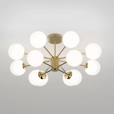 Потолочная люстра Adaline 502002/12 латунь Eurosvet