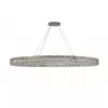 Хрустальный подвесной светильник 8550 8550/160 C oval chrome прозрачный Newport