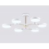 Потолочная люстра COMFORT FL516333 круглая белая Ambrella