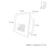 Подсветка для лестниц и ступеней Piazza A7123IN-1BK черный Artelamp