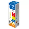Лампочка светодиодная филаментная Optima Филамент LED-CW35-7W/3000K/E14/CL/SLF Volpe