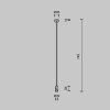 Крепление потолочное Accessories for tracks Flarity TRA159C-B1-PT Maytoni