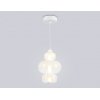 Стеклянный подвесной светильник High Light LH11056 белый Ambrella