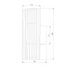 Наземный светильник Entero 35189/W цилиндр белый Elektrostandard