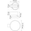 Трековый светильник Luna DL18791WW24BM белый