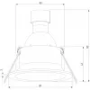 Точечный светильник Andi 25061/01 Elektrostandard