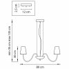 Стеклянная подвесная люстра DIAFANO 758084 прозрачная Lightstar