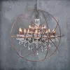 Подвесная люстра Foucaults Orb Crystal LOFT1897/15 Loft It