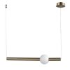 Подвесной светильник Greniya LH8023/1PC-GD-WT форма шар белый Lumien Hall