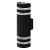 Настенный светильник уличный UUL-S16A 2x60W/E27 IP65 BLACK полукруглый прозрачный Uniel Настенный светильник уличный UUL-S16A 2x60W/E27 IP65 BLACK полукруглый прозрачный Uniel