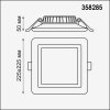 Точечный светильник Joia 358285 белый Novotech