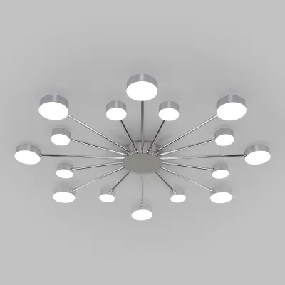 Потолочная люстра Nitrino 90242/16 хром Eurosvet