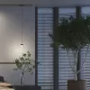 Стеклянный трековый светильник AIR HANG DK5317-BK конус прозрачный Denkirs