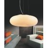 Стеклянный подвесной светильник Eviante LDP 1103-480 форма шар белый Lumina Deco