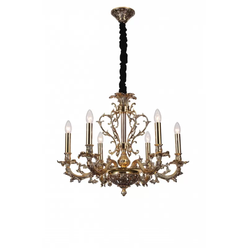 Подвесная люстра Firenze FIRENZE 1780.6 antique gold Lucia Tucci Подвесная люстра Firenze FIRENZE 1780.6 antique gold Lucia Tucci