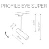 Трековый светильник Profile Eye Super 9245 белый Nowodvorski