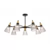 Стеклянная потолочная люстра HIGH LIGHT LH58116 конус Ambrella