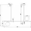 Стеклянный подвесной светильник Nostalgia MOD048PL-02G форма шар белый Maytoni