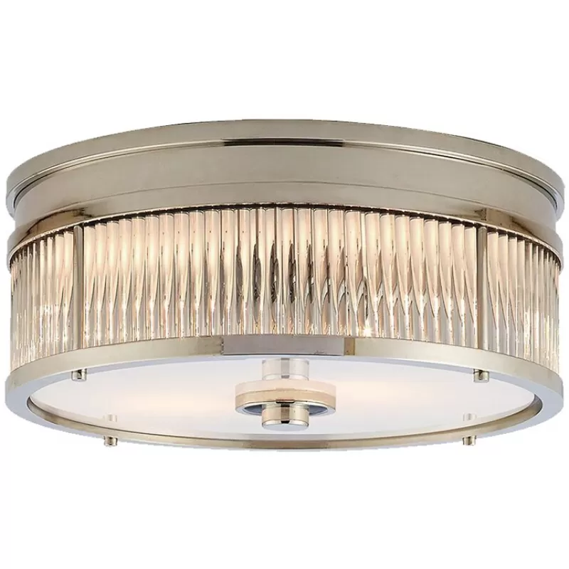 Стеклянная потолочная люстра Stamford BRCH9004-40 nickel прозрачная DeLight Collection Стеклянная потолочная люстра Stamford BRCH9004-40 nickel прозрачная DeLight Collection