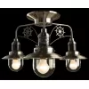 Стеклянная потолочная люстра Sailor A4524PL-3AB Artelamp