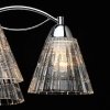 Стеклянная потолочная люстра Мечта 297014005 конус прозрачная MW-Light