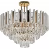 Хрустальная потолочная люстра Nicole 1041-308 прозрачная Rivoli