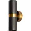 Настенный светильник Ran A3143AP-2BK черный цилиндр Artelamp