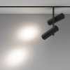 Трековый светильник Elti Duo TR005-2-2X12W4K-B цилиндр черный Maytoni