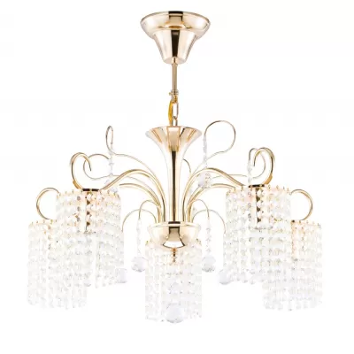 Подвесная люстра Leona FR1127-PL-05-G Freya