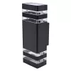 Настенный светильник уличный UUL-S18A 2x60W/E27 IP65 BLACK прозрачный Uniel Настенный светильник уличный UUL-S18A 2x60W/E27 IP65 BLACK прозрачный Uniel