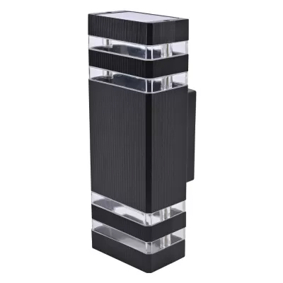 Настенный светильник уличный  UUL-S18A 2x60W/E27 IP65 BLACK Uniel