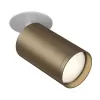 Точечный светильник Focus S C049CL-1WBZ коричневый цилиндр Maytoni