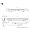Стеклянный прожектор уличный LINE WALLWASHER 037364(1) Arlight