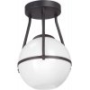 Стеклянный потолочный светильник  V3765-1/1PL форма шар белый Vitaluce