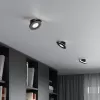 Точечный светильник Surf 25084/LED круглый черный Elektrostandard