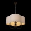 Подвесная люстра Silence 10303P Copper black белая Loft It