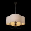 Подвесная люстра Silence 10303P Copper black белая Loft It