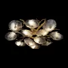 Стеклянная потолочная люстра Bloom 10352/800C AB белая Loft It