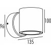 Стеклянный архитектурная подсветка TUBE LED W78109-Cob-3K прозрачный Oasis Light