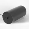 Стеклянный подвесной светильник Milam LSP-7450 серый Lussole