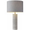Интерьерная настольная лампа Crystal Table Lamp BRTL3354S серый цилиндр DeLight Collection