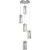 Хрустальный подвесной светильник Джейн CL306051 прозрачный цилиндр Citilux Хрустальный подвесной светильник Джейн CL306051 прозрачный цилиндр Citilux