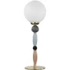 Стеклянный интерьерная настольная лампа Palle 5405/1T форма шар белый Odeon Light Стеклянный интерьерная настольная лампа Palle 5405/1T форма шар белый Odeon Light