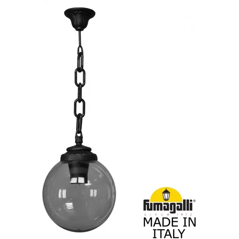 Уличный светильник подвесной GLOBE 250 G25.120.000.AZF1R форма шар Fumagalli Уличный светильник подвесной GLOBE 250 G25.120.000.AZF1R форма шар Fumagalli