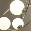 Стеклянная подвесная люстра Slota 4807/6 форма шар белая Odeon Light