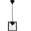 Стеклянный уличный светильник подвесной Прованс 48386 прозрачный куб Feron